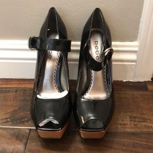 Bebe Peep Toe Stilettos